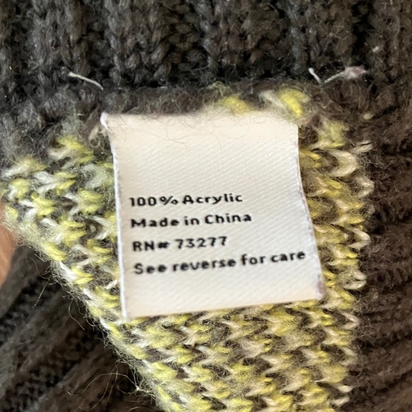 Classic Plaid Sweater Grey, Yellow, and White - Picture 13 of 14